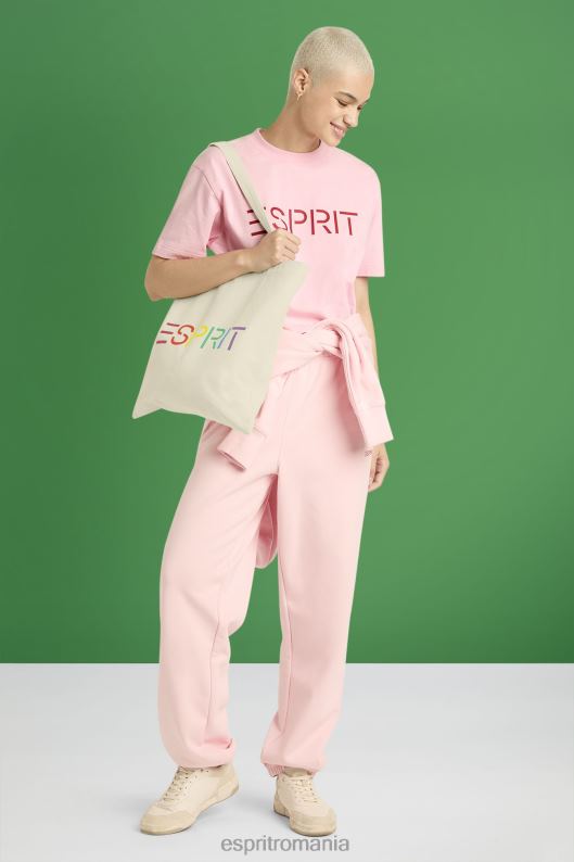 Esprit geantă tote din pânză cu logo bărbați gheaţă 2T6N841 accesorii