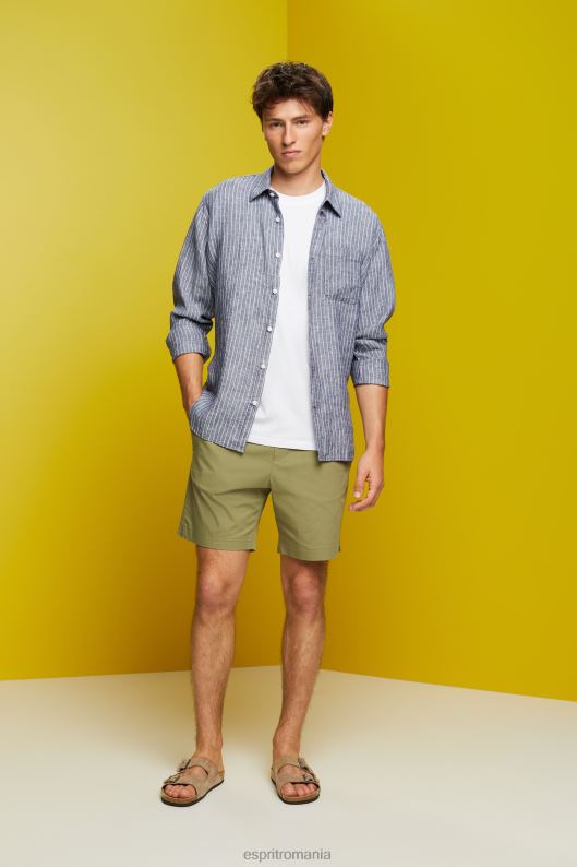 Esprit cămașă cu dungi, 100% in bărbați marina 2T6N8596 cămăși
