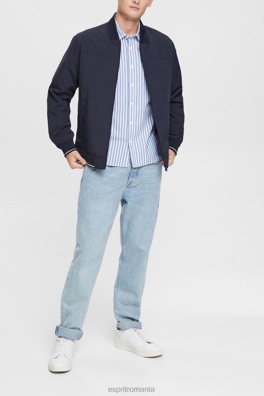 Esprit cămașă cu dungi bărbați albastru 2T6N8873 cămăși