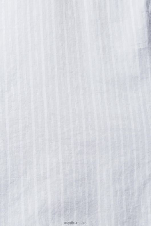 Esprit cămașă cu dungi bărbați albastru deschis 2T6N8686 cămăși