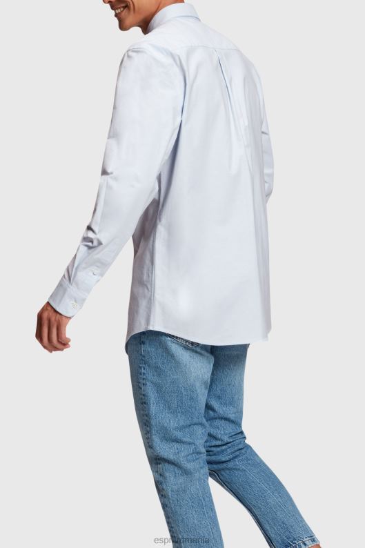 Esprit cămașă oxford cu formă regulată bărbați albastru deschis 2T6N8800 cămăși