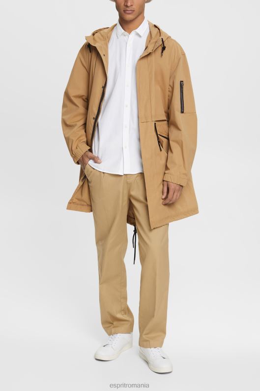 Esprit cămașă slim fit bărbați alb 2T6N8883 cămăși