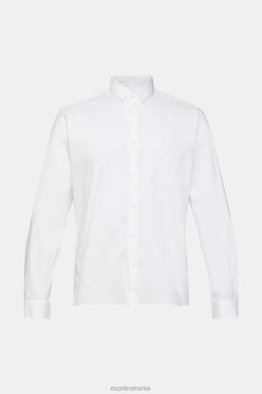 Esprit cămașă slim fit bărbați alb 2T6N8914 cămăși