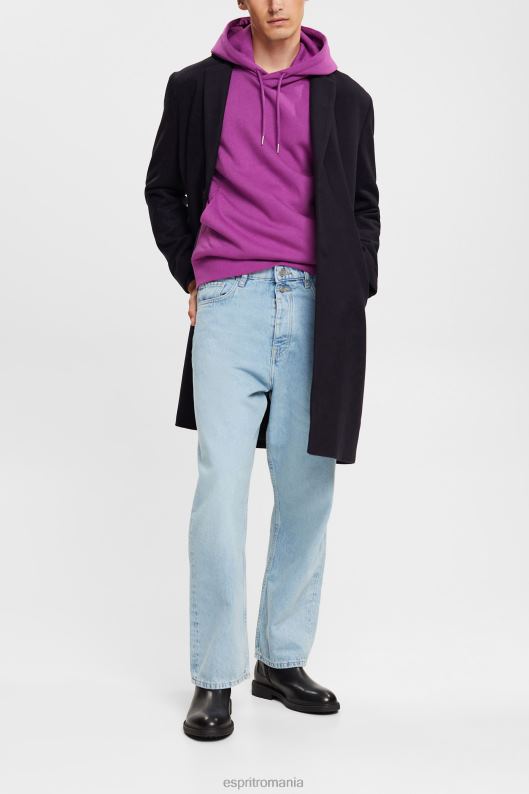 Esprit blugi largi din bumbac durabil bărbați albastru albit 2T6N8848 denim