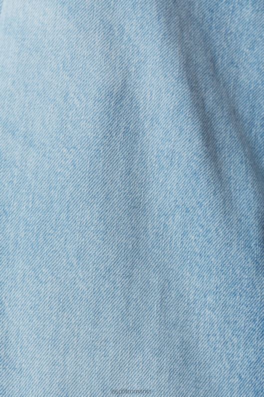 Esprit blugi largi din bumbac durabil bărbați albastru albit 2T6N8848 denim