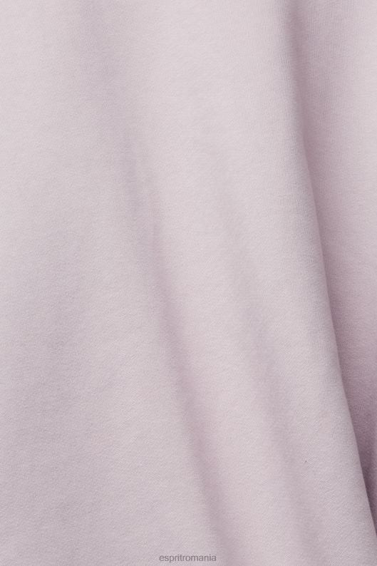 Esprit hanorac cu buzunar cu fermoar bărbați lavandă 2T6N8785 hanorace și hanorace