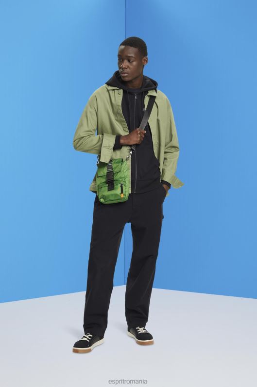 Esprit hanorac cu fermoar pe lungime bărbați negru 2T6N8633 hanorace și hanorace