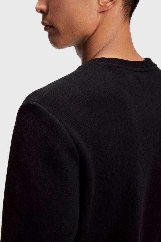 Esprit hanorac cu imprimeu cu logo bărbați negru 2T6N8868 hanorace și hanorace