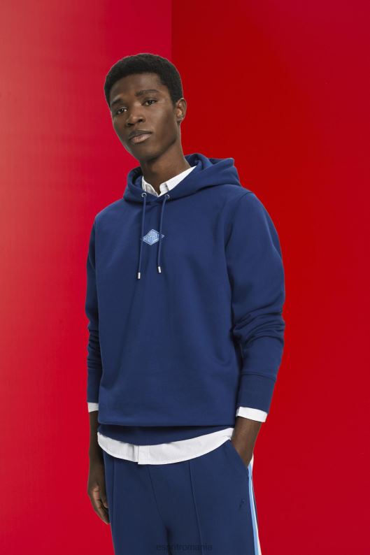 Esprit hanorac cu imprimeu logo pe piept bărbați cerneală 2T6N8641 hanorace și hanorace