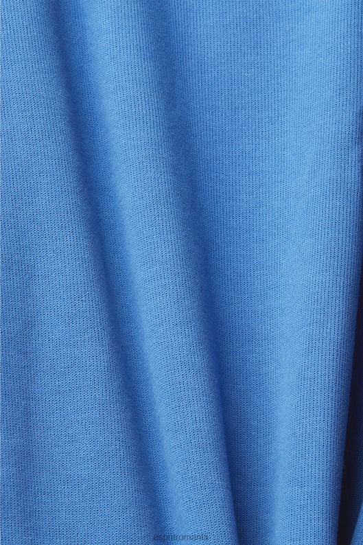 Esprit hanorac cu logo cu ajustare relaxată bărbați albastru 2T6N8783 hanorace și hanorace