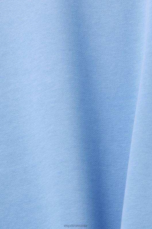 Esprit hanorac cu logo imprimat pe spate bărbați lavandă albastru deschis 2T6N8647 hanorace și hanorace