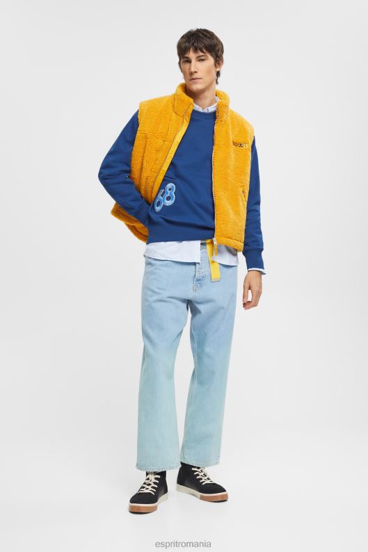 Esprit hanorac cu plasture de varsity bărbați cerneală 2T6N8809 hanorace și hanorace