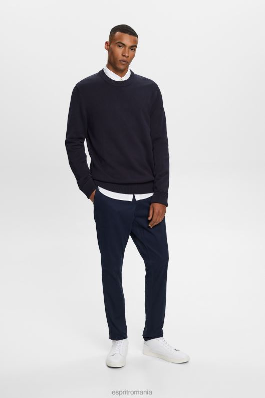 Esprit hanorac din bumbac cu decolteu bărbați marina 2T6N8579 hanorace și hanorace