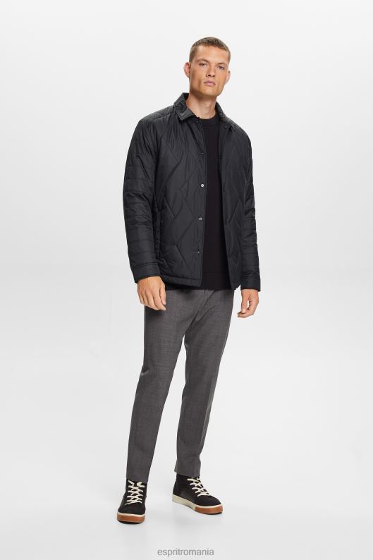 Esprit hanorac din bumbac cu decolteu bărbați negru 2T6N8578 hanorace și hanorace