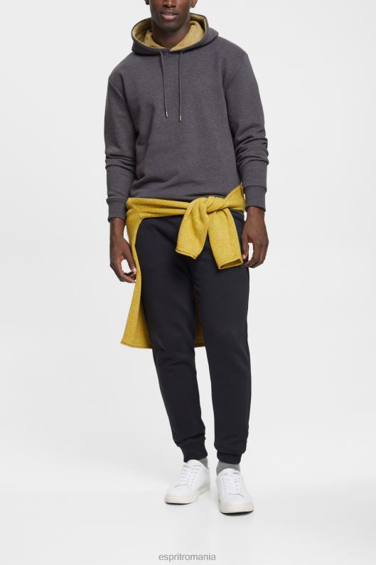 Esprit hanorac hanorac bărbați gri inchis 2T6N8887 hanorace și hanorace