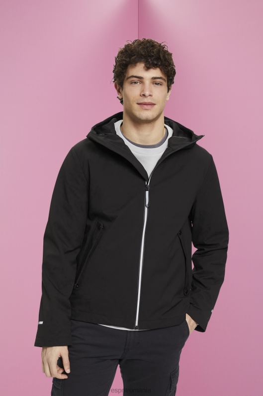 Esprit jachetă softshell cu glugă bărbați negru 2T6N8728 jachete
