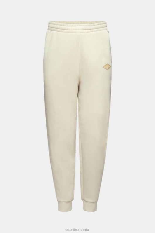 Esprit pantaloni de jogging cu imprimeu cu logo bărbați taup deschis 2T6N8665 joggeri