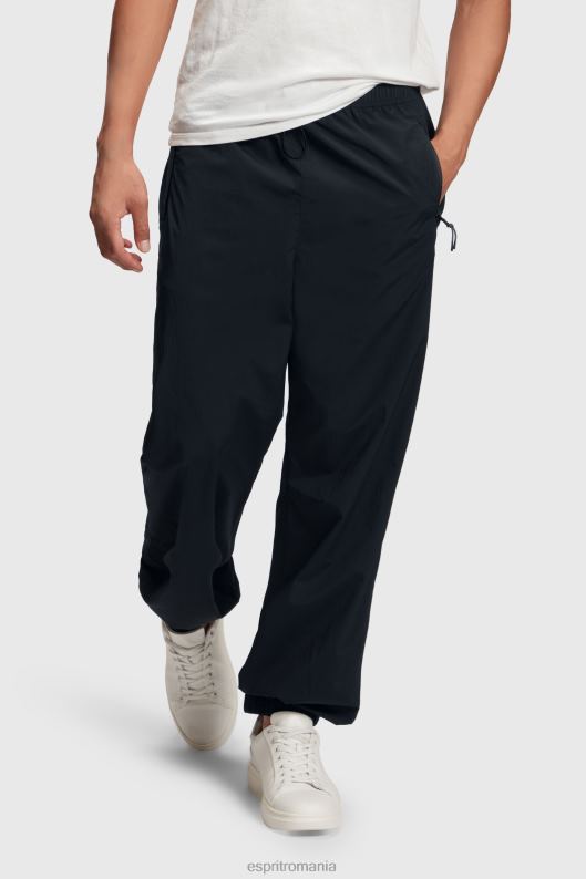 Esprit pantaloni de jogging relaxed fit bărbați negru 2T6N8787 joggeri
