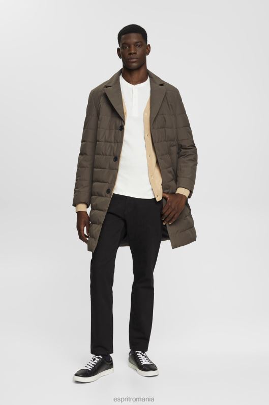 Esprit top cu mânecă lungă din piqué vafre bărbați aproape alb 2T6N8696 maneca lunga