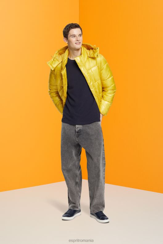 Esprit top cu mânecă lungă din piqué waffle bărbați marina 2T6N8824 maneca lunga