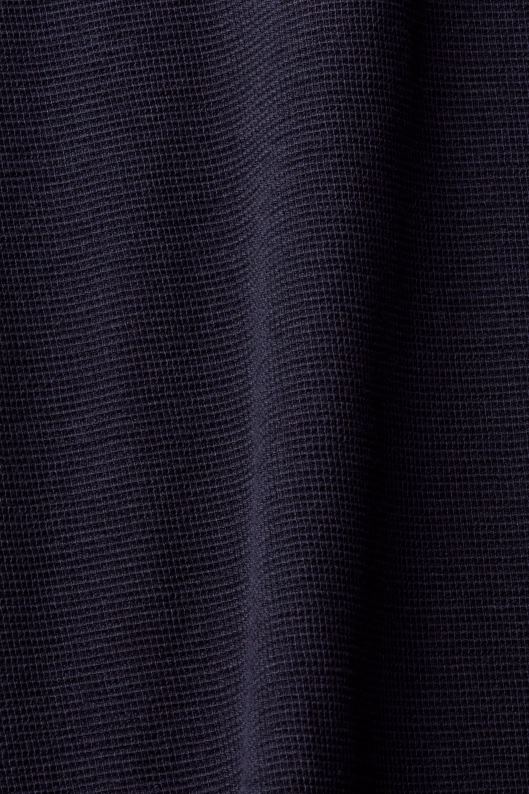 Esprit top cu mânecă lungă din piqué waffle bărbați marina 2T6N8824 maneca lunga