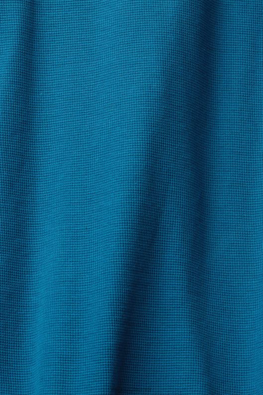 Esprit top cu mânecă lungă din piqué waffle bărbați turcoaz închis 2T6N8851 maneca lunga