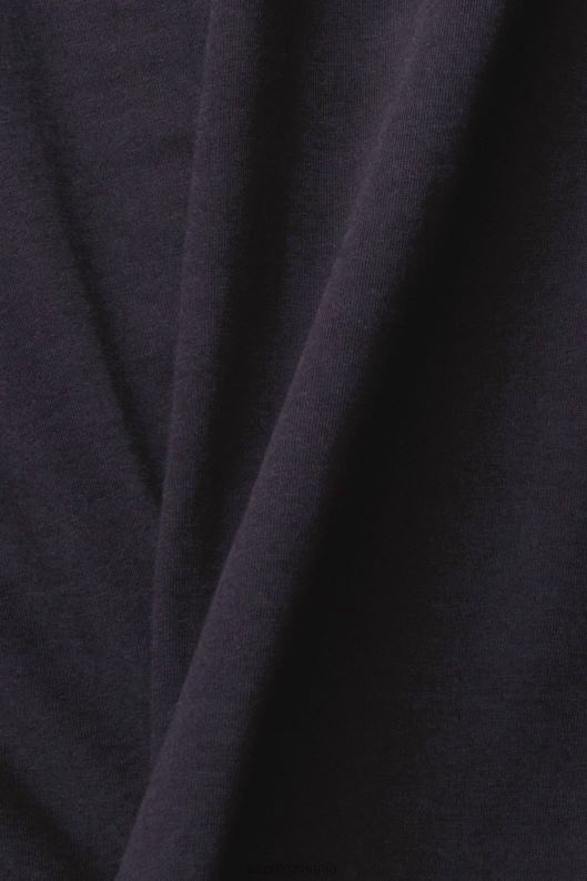 Esprit top din jerseu cu maneca lunga bărbați negru 2T6N8946 maneca lunga