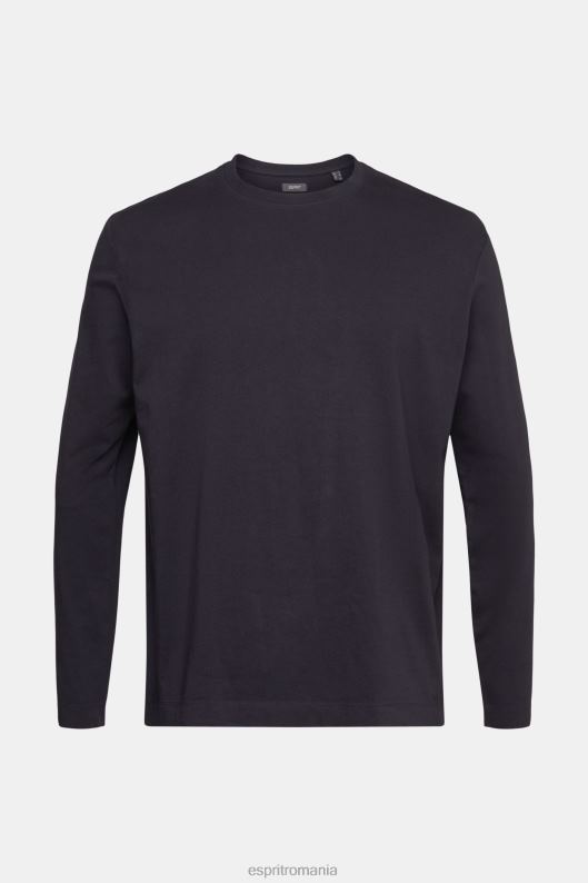 Esprit top din jerseu cu maneca lunga bărbați negru 2T6N8946 maneca lunga
