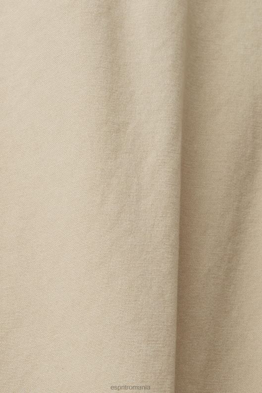 Esprit pantaloni cargo conici în stil jogger din bumbac bărbați nisip 2T6N8674 pantaloni