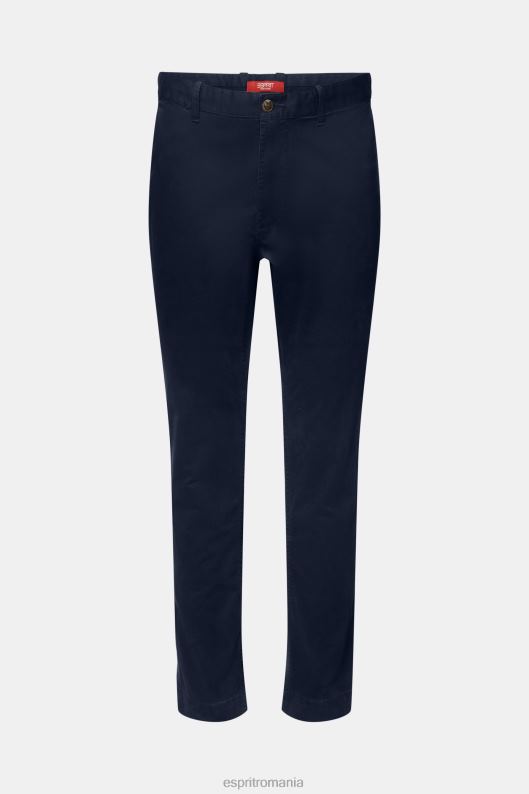 Esprit pantaloni chino subțiri bărbați marina 2T6N8594 pantaloni