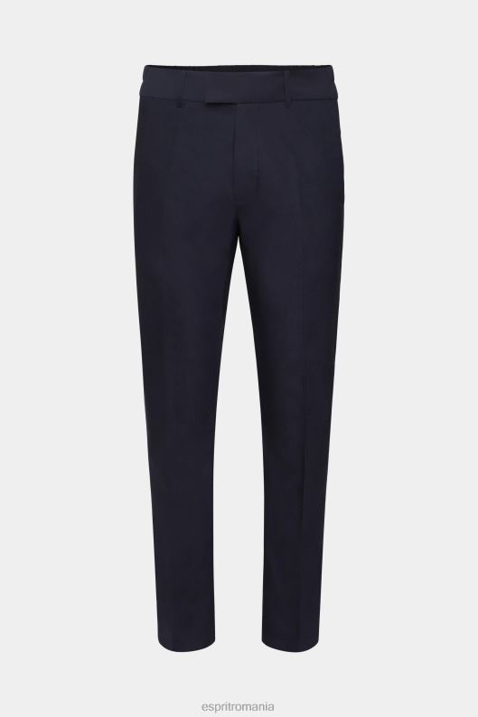 Esprit pantaloni slim fit cu talie elastica bărbați marina 2T6N8691 pantaloni