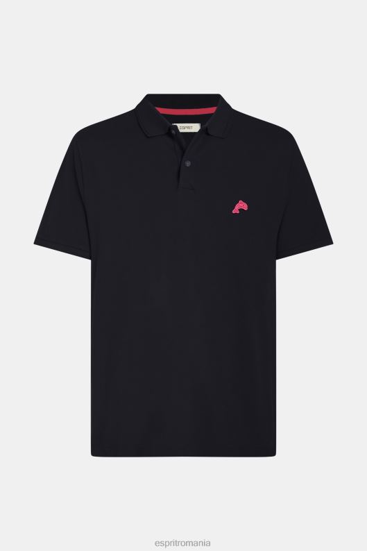 Esprit dolphin tennis club clasic polo bărbați negru 2T6N8891 polouri