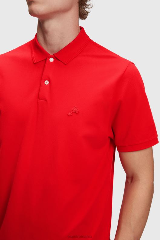 Esprit dolphin tennis club clasic polo bărbați roșu 2T6N8896 polouri