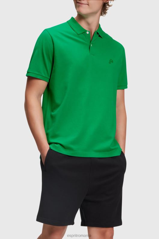 Esprit dolphin tennis club clasic polo bărbați verde 2T6N8894 polouri