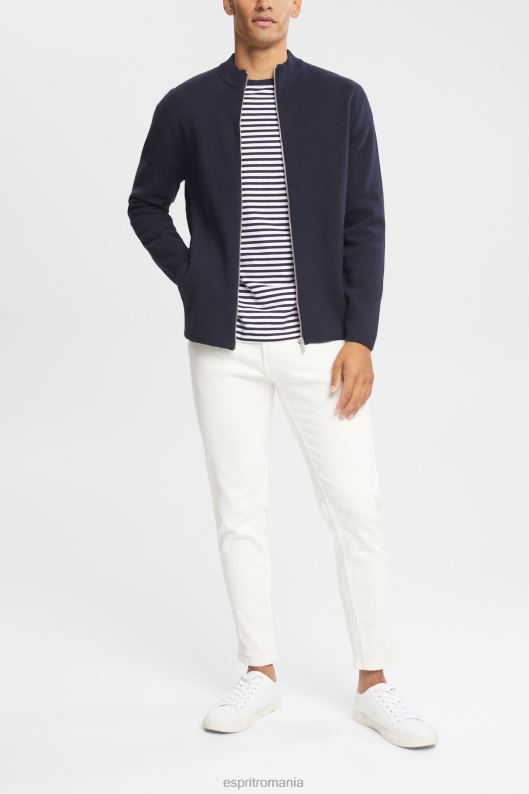 Esprit cardigan cu fermoar bărbați marina 2T6N8922 pulovere