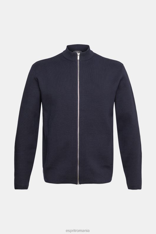 Esprit cardigan cu fermoar bărbați marina 2T6N8922 pulovere