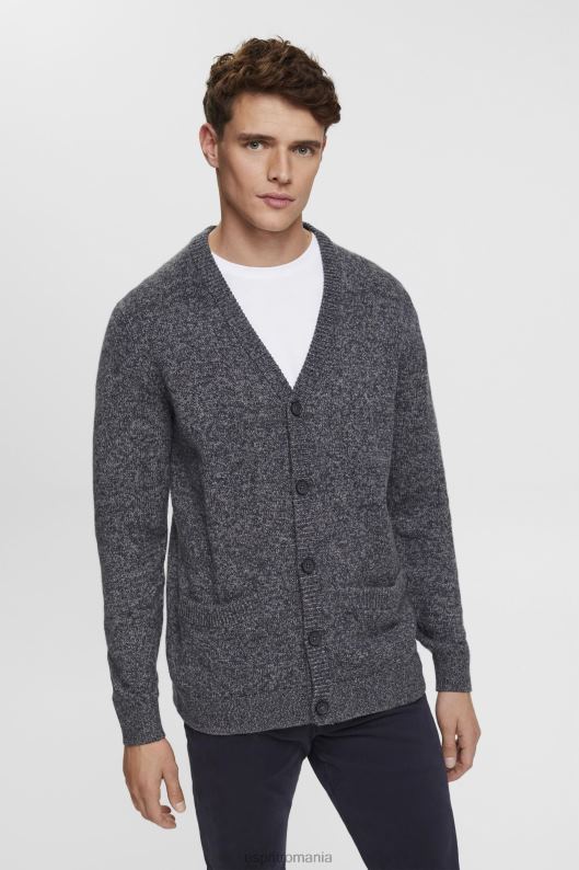 Esprit cardigan tricotat cu nasturi bărbați marina 2T6N8698 pulovere