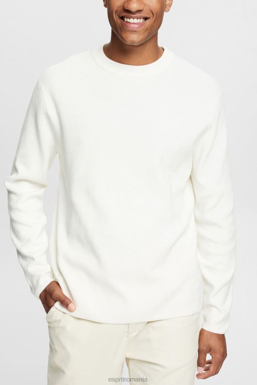 Esprit pulover tricotat bărbați aproape alb 2T6N8839 pulovere