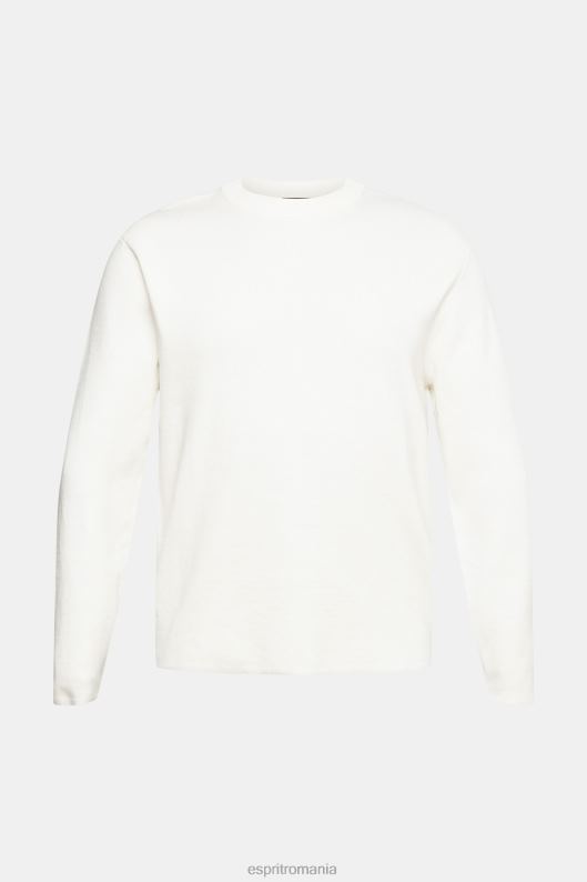 Esprit pulover tricotat bărbați aproape alb 2T6N8839 pulovere