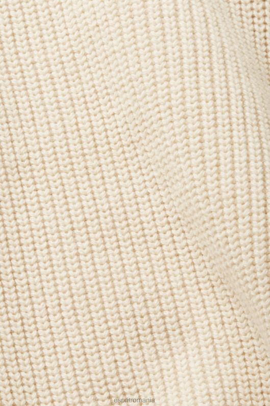 Esprit pulover tricotat cu jumătate de fermoar bărbați taup deschis 2T6N8761 pulovere