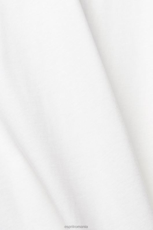 Esprit Tricou simplu bărbați alb 2T6N8929 tricouri
