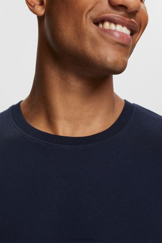 Esprit Tricou simplu bărbați marina 2T6N8930 tricouri