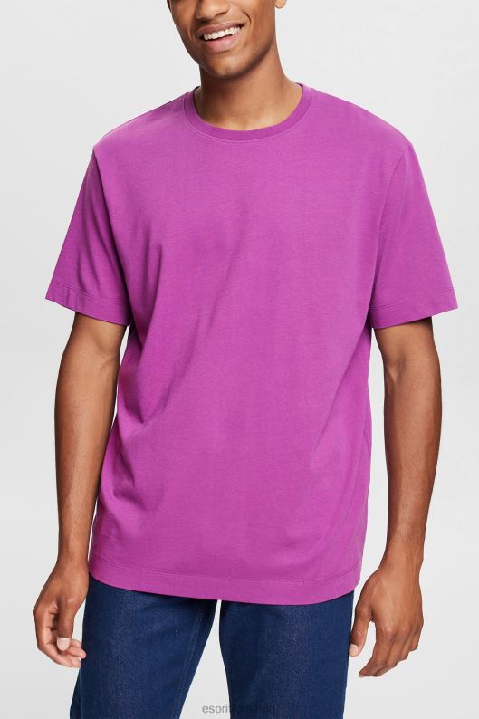 Esprit Tricou simplu bărbați violet 2T6N8932 tricouri