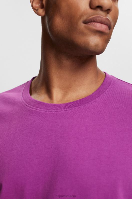 Esprit Tricou simplu bărbați violet 2T6N8932 tricouri