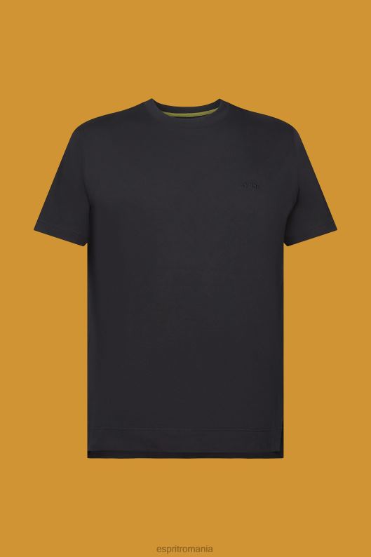 Esprit tricou cu logo, 100% bumbac bărbați negru 2T6N8668 tricouri