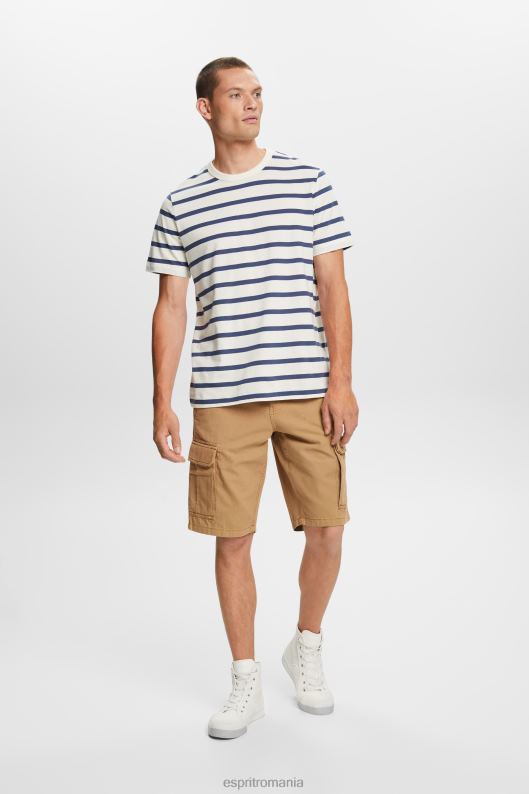 Esprit tricou din jerseu cu dungi, 100% bumbac bărbați gheaţă 2T6N8591 tricouri