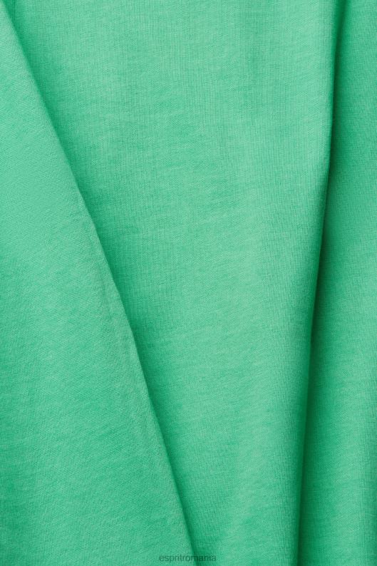 Esprit tricou din tricou cu imprimeu bărbați verde 2T6N8845 tricouri
