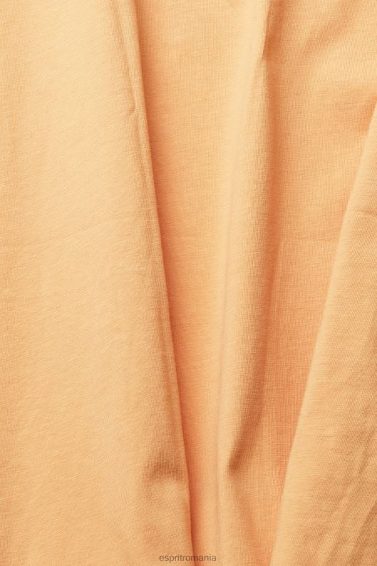 Esprit tricou din tricou cu logo brodat bărbați piersică 2T6N8918 tricouri