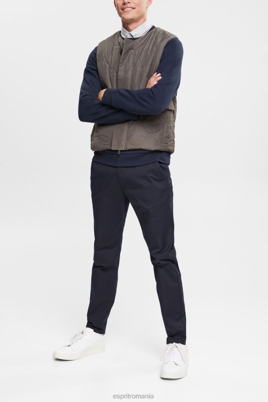 Esprit vestă matlasată bărbați kaki închis 2T6N8842 vestă