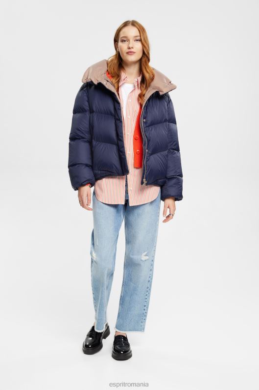 Esprit bluză din poplin cu dungi femei portocaliu rosu 2T6N8349 bluze